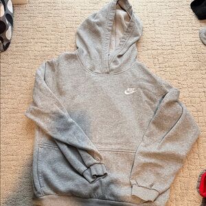 Nike Heather Gray Pullover Hoodie
